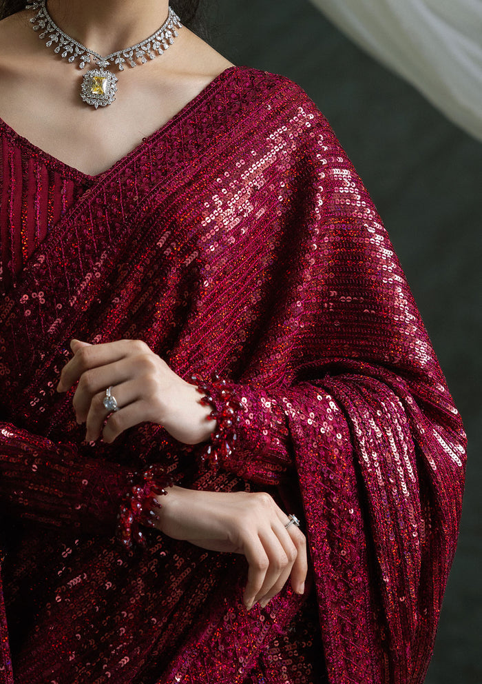 Aik Atelier | Sari Edit 2024 | SARI EDIT '24 VOL. 1 - LOOK 03 -  Aik Atelier Ladies Clothes - Original Designer Dress - House of Maryam