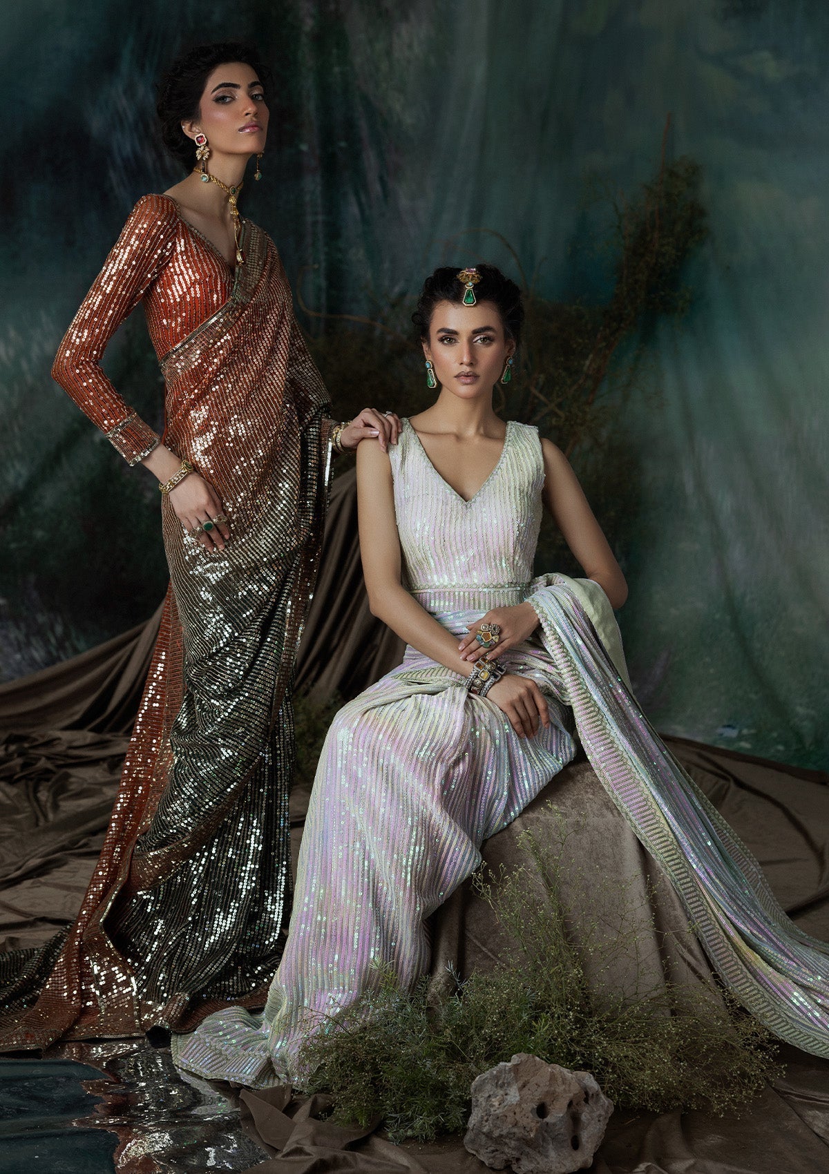 Aik Atelier | Sari Edit 2024 | SARI EDIT '24 VOL. 1 - LOOK 01 -  Aik Atelier Ladies Clothes - Original Designer Dress - House of Maryam