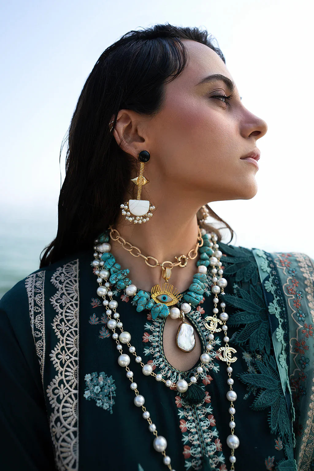 AJR Couture | Alif Signature Luxury Lawn 24 | Celia -  AJR Couture Luxury - Original Designer Dress - House of Maryam