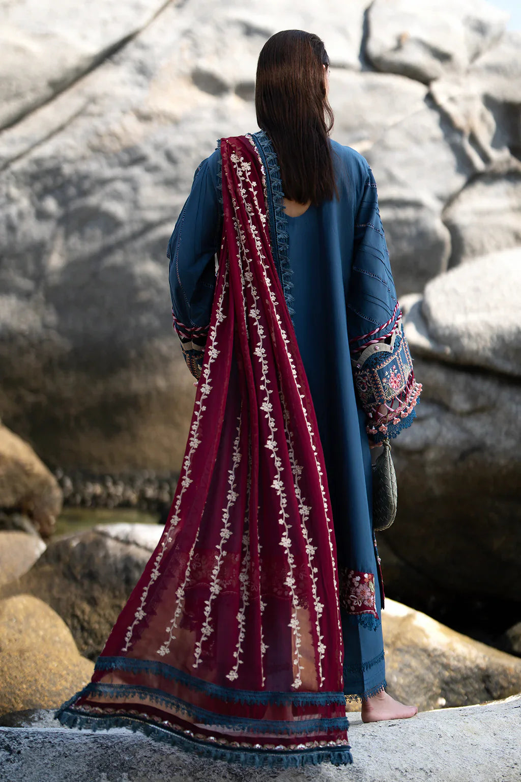 AJR Couture | Alif Signature Luxury Lawn 24 | Ayra -  AJR Couture Luxury - Original Designer Dress - House of Maryam