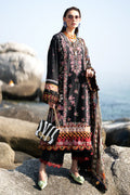 AJR Couture | Alif Signature Luxury Lawn 24 | Noir -  AJR Couture Luxury - Original Designer Dress - House of Maryam
