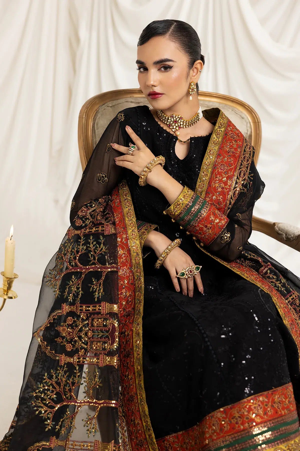 Alizeh | Formals Collection | Mehlika B (BLACK) -  Alizeh Formal - Original Designer Dress - House of Maryam