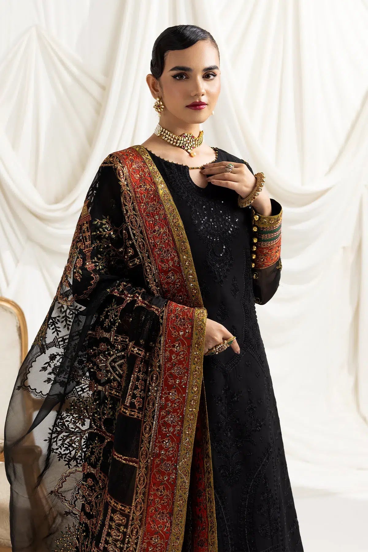 Alizeh | Formals Collection | Mehlika B (BLACK) -  Alizeh Formal - Original Designer Dress - House of Maryam