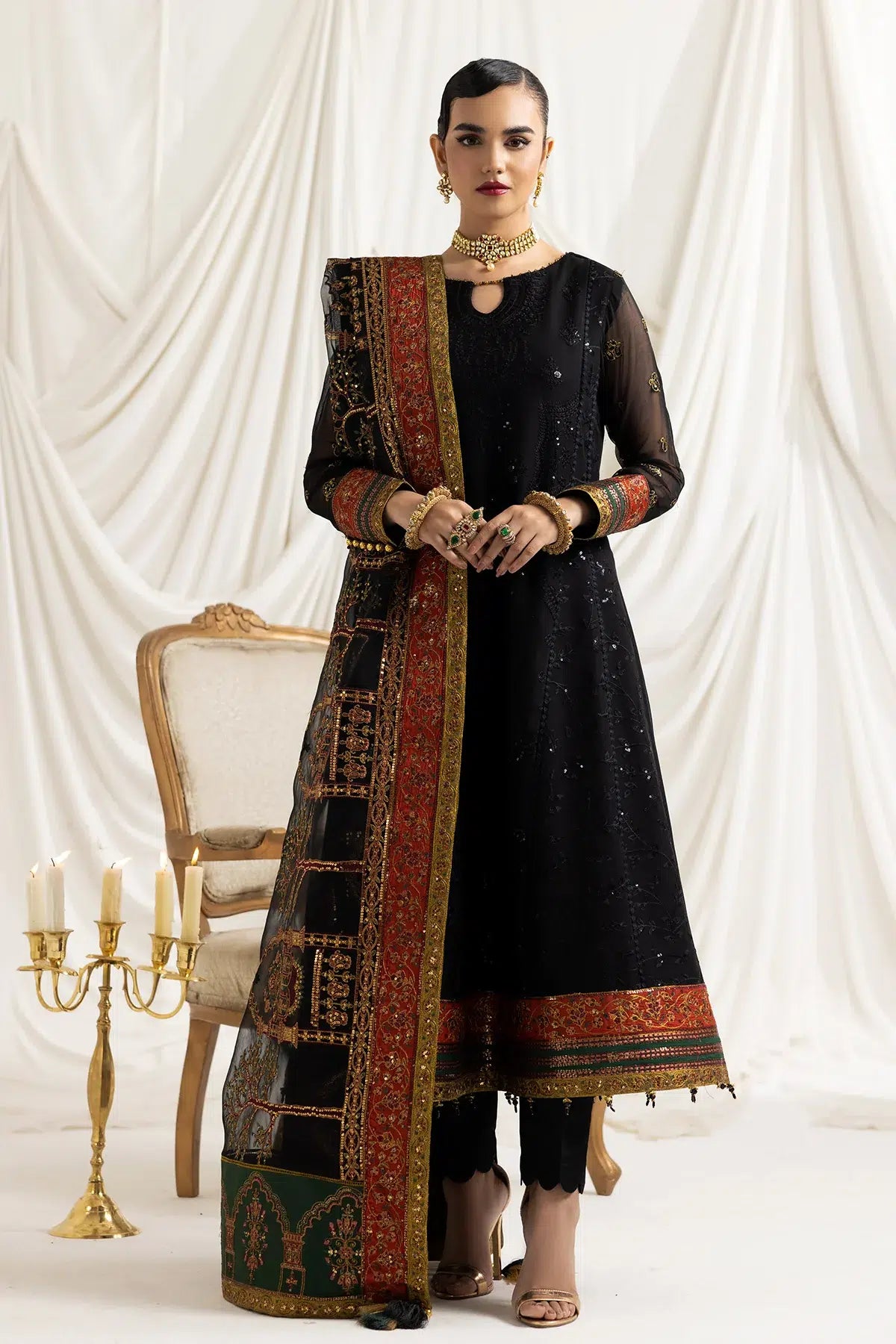 Alizeh | Formals Collection | Mehlika B (BLACK) -  Alizeh Formal - Original Designer Dress - House of Maryam