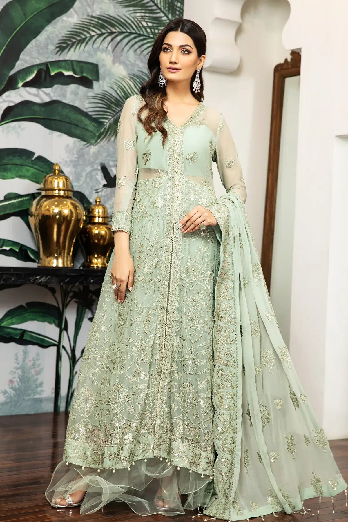 Alizeh | Formals Collection | Saphir -  Zarif Formal - Original Designer Dress - House of Maryam