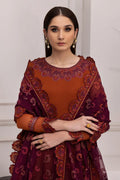 Alizeh | Formals Collection | Rust Dress 3 piece - RTW1011 -  Alizeh Formal - Original Designer Dress - House of Maryam