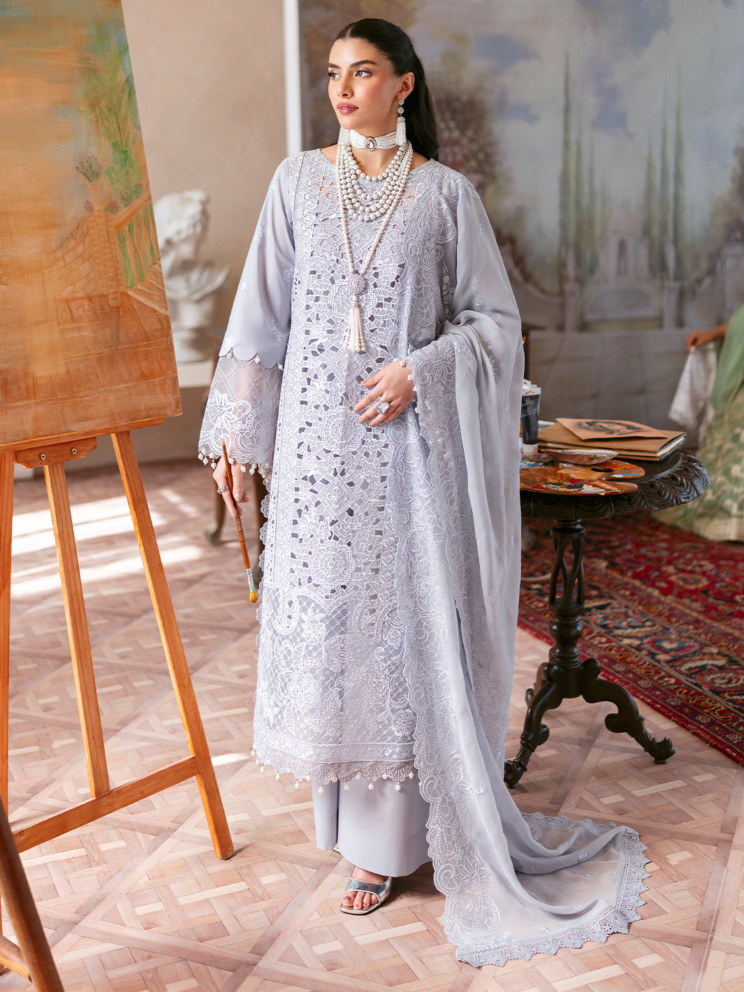 Mahnur | Sophie Luxury Lawn 25 | Ari -  Mahnur Ladies Clothes - Original Designer Dress - House of Maryam