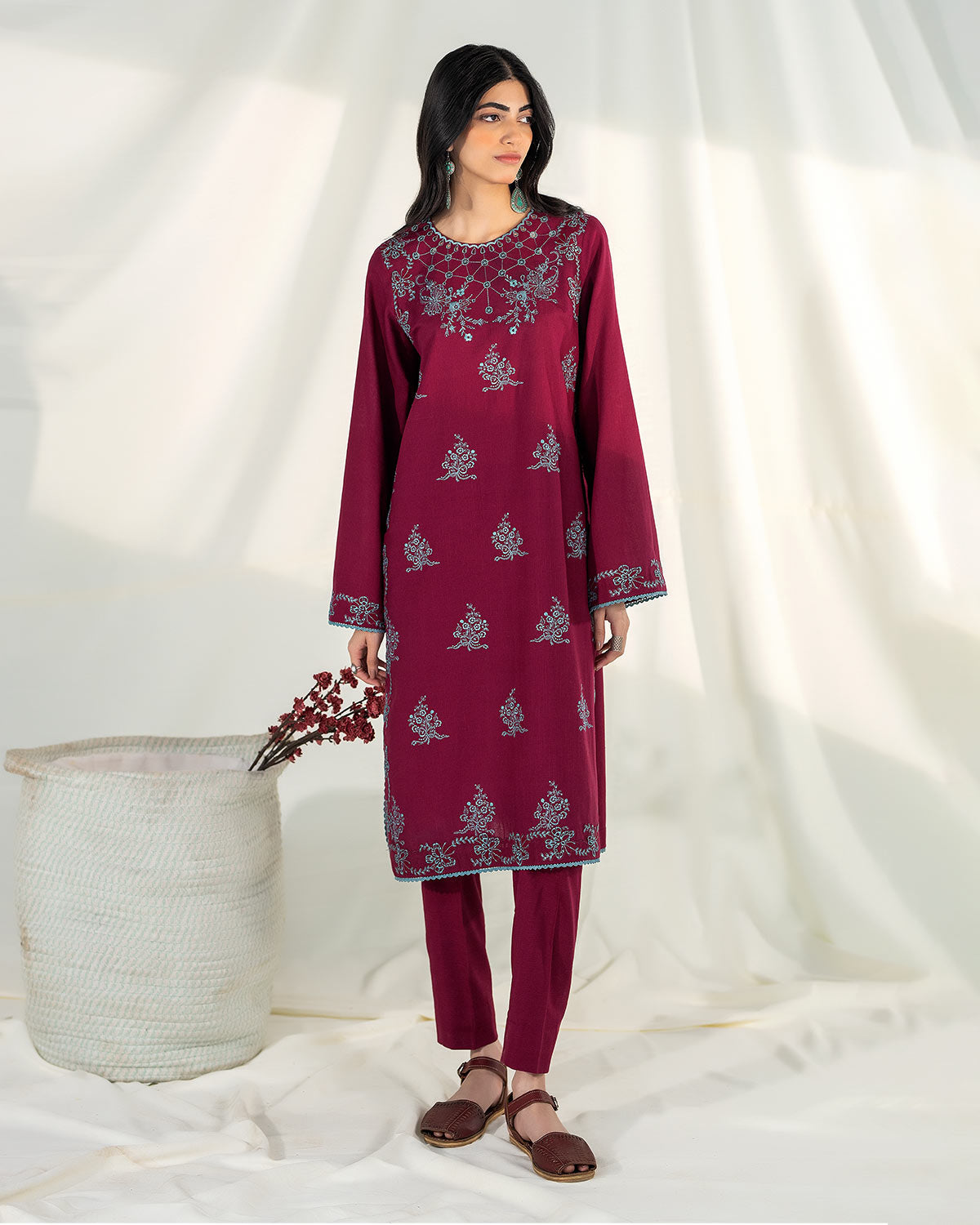 Zevk | Winter Flavour | BEETROOT -  Zevk Ladies Clothes - Original Designer Dress - House of Maryam