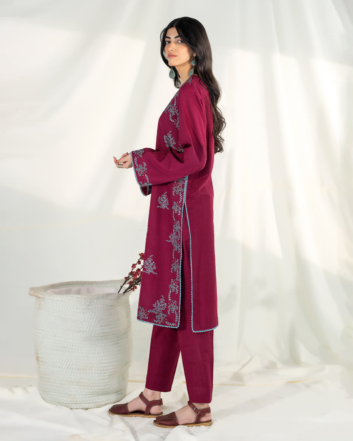 Zevk | Winter Flavour | BEETROOT -  Zevk Ladies Clothes - Original Designer Dress - House of Maryam