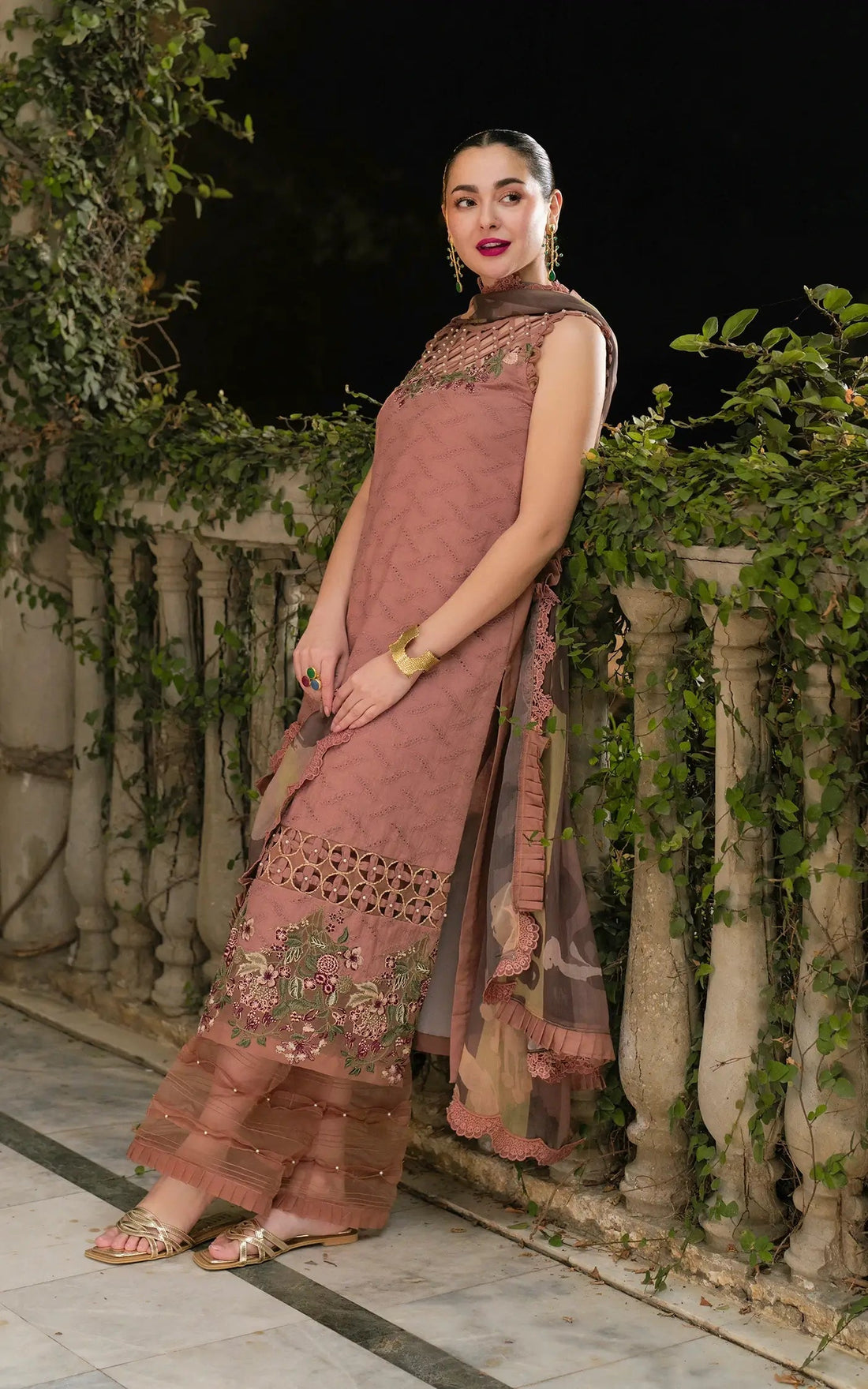 Asifa and Nabeel | Gulkari Summer 25 | Saffron Day (GKL-04) -  Asifa and Nabeel Ladies Clothes - Original Designer Dress - House of Maryam