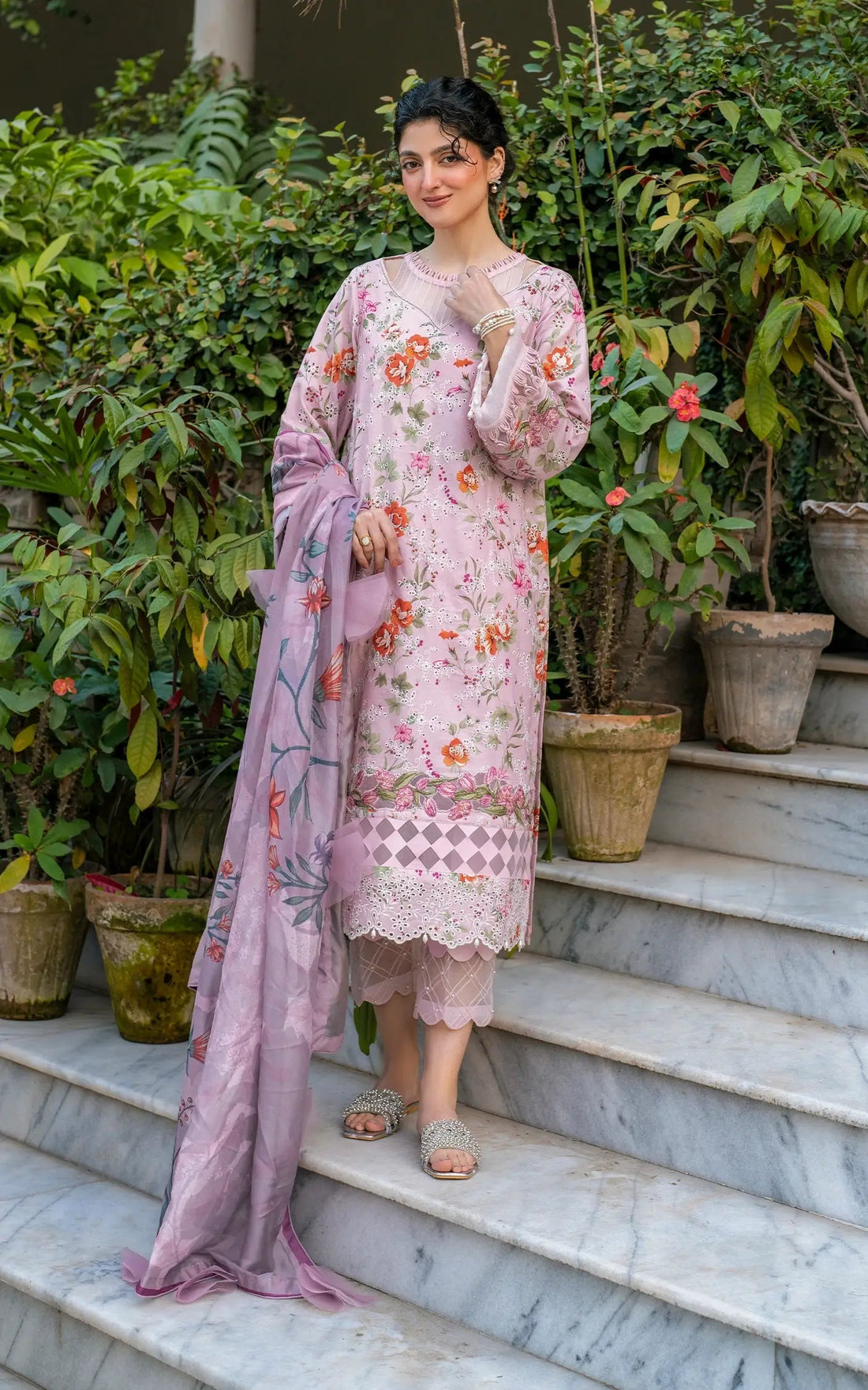 Asifa and Nabeel | Gulkari Summer 25 | Blossom Zephyr (GKL-09) -  Asifa and Nabeel Ladies Clothes - Original Designer Dress - House of Maryam