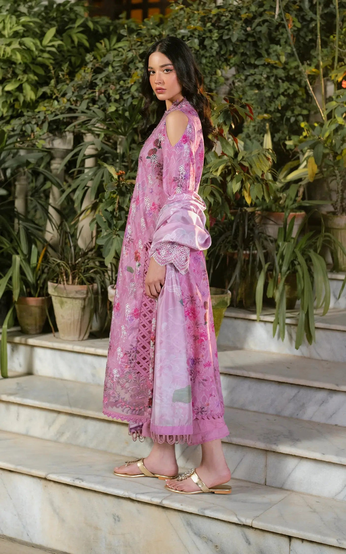 Asifa and Nabeel | Gulkari Summer 25 | Dawn Petals (GKL-10) -  Asifa and Nabeel Ladies Clothes - Original Designer Dress - House of Maryam