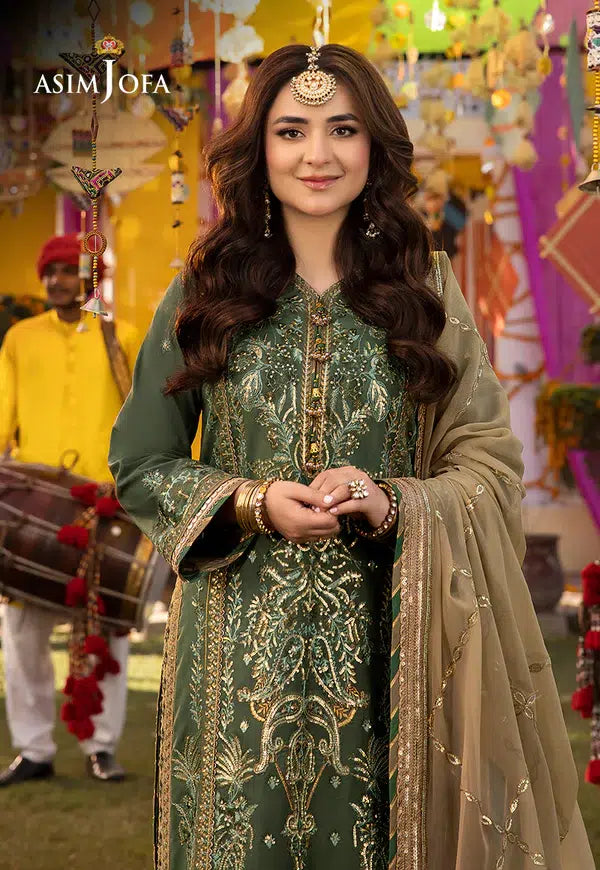 Asim Jofa | Dastaan Collection 24 | AJDA-26 -  Asim Jofa Formal - Original Designer Dress - House of Maryam