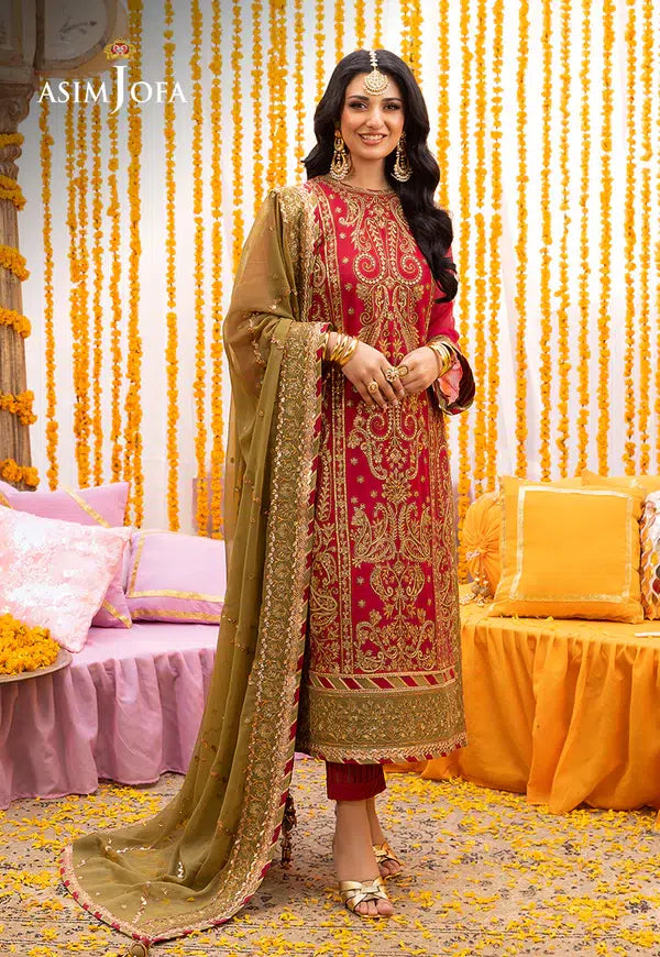 Asim Jofa | Dastaan Collection 24 | AJDA-29 -  Asim Jofa Formal - Original Designer Dress - House of Maryam