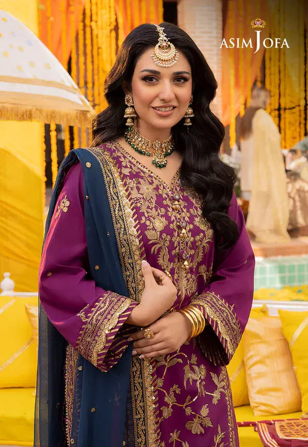 Asim Jofa | Dastaan Collection 24 | AJDA-07 -  Asim Jofa Formal - Original Designer Dress - House of Maryam