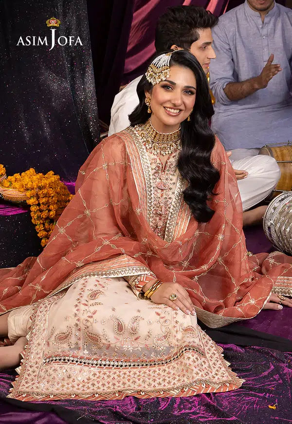 Asim Jofa | Dastaan Collection 24 | AJDA-13 -  Asim Jofa Formal - Original Designer Dress - House of Maryam