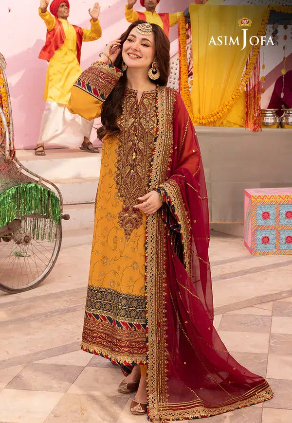 Asim Jofa | Dastaan Collection 24 | AJDA-25 -  Asim Jofa Formal - Original Designer Dress - House of Maryam