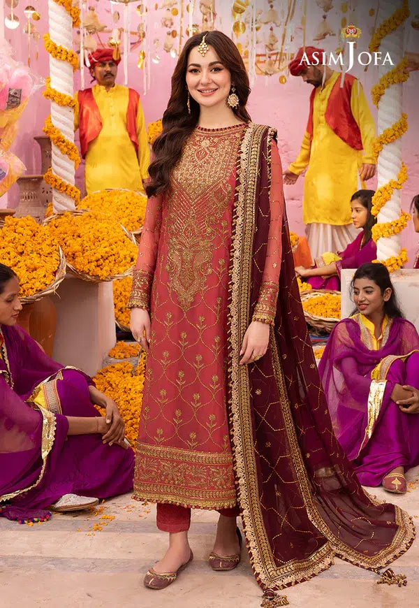 Asim Jofa | Dastaan Collection 24 | AJDA-23 -  Asim Jofa Formal - Original Designer Dress - House of Maryam