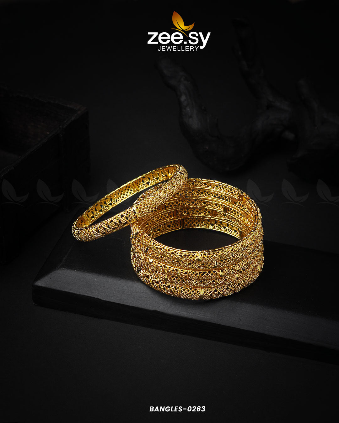 Bangles-0263 -  Zeesy Bangles - Original Designer Dress - House of Maryam