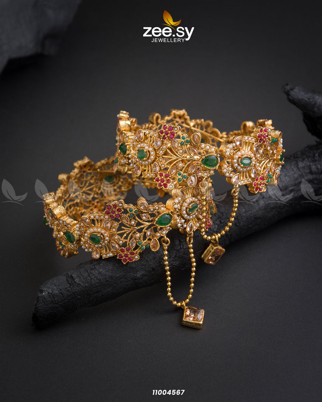 Bangles-0340 -  Zeesy Bangles - Original Designer Dress - House of Maryam