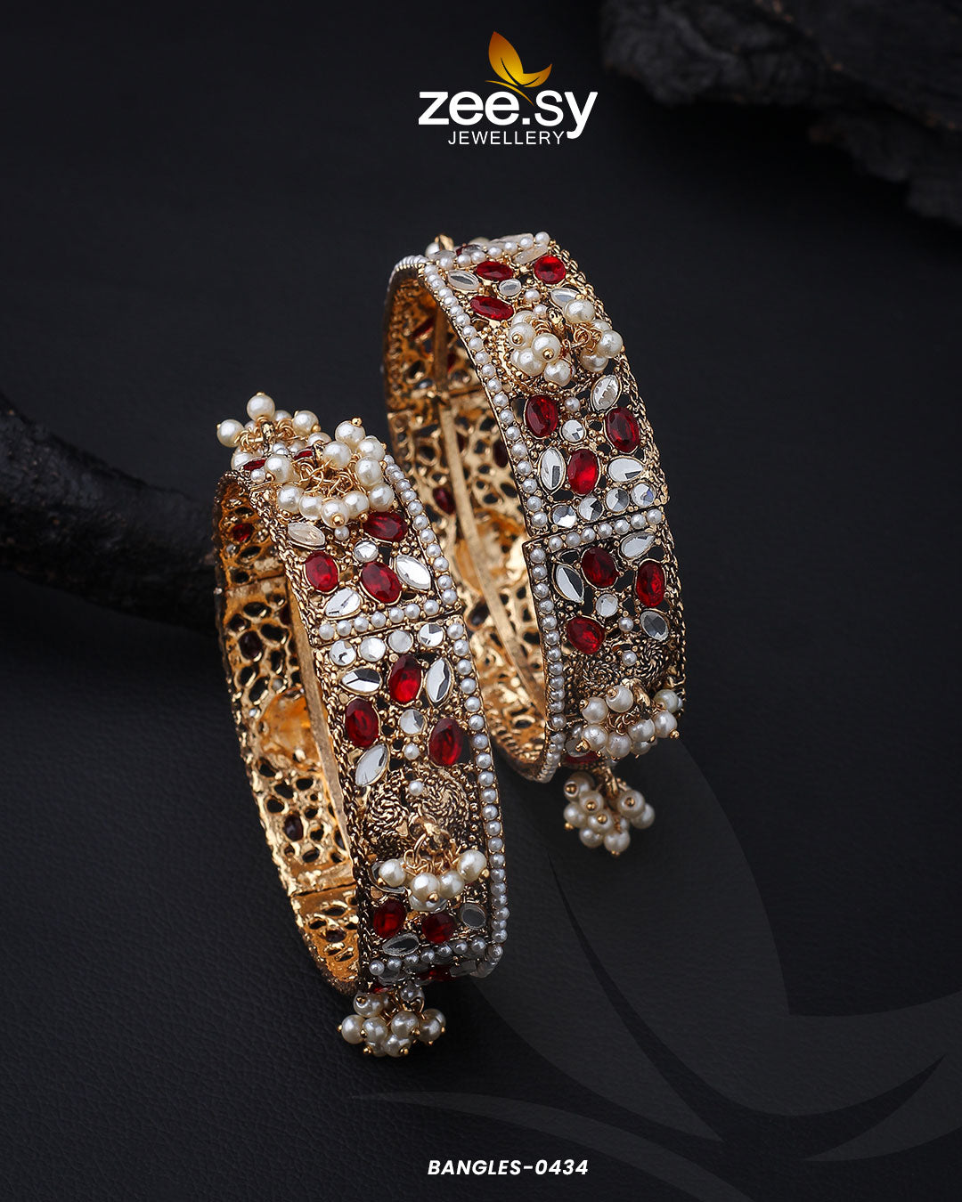 Bangles-0434 -  Zeesy Bangles - Original Designer Dress - House of Maryam