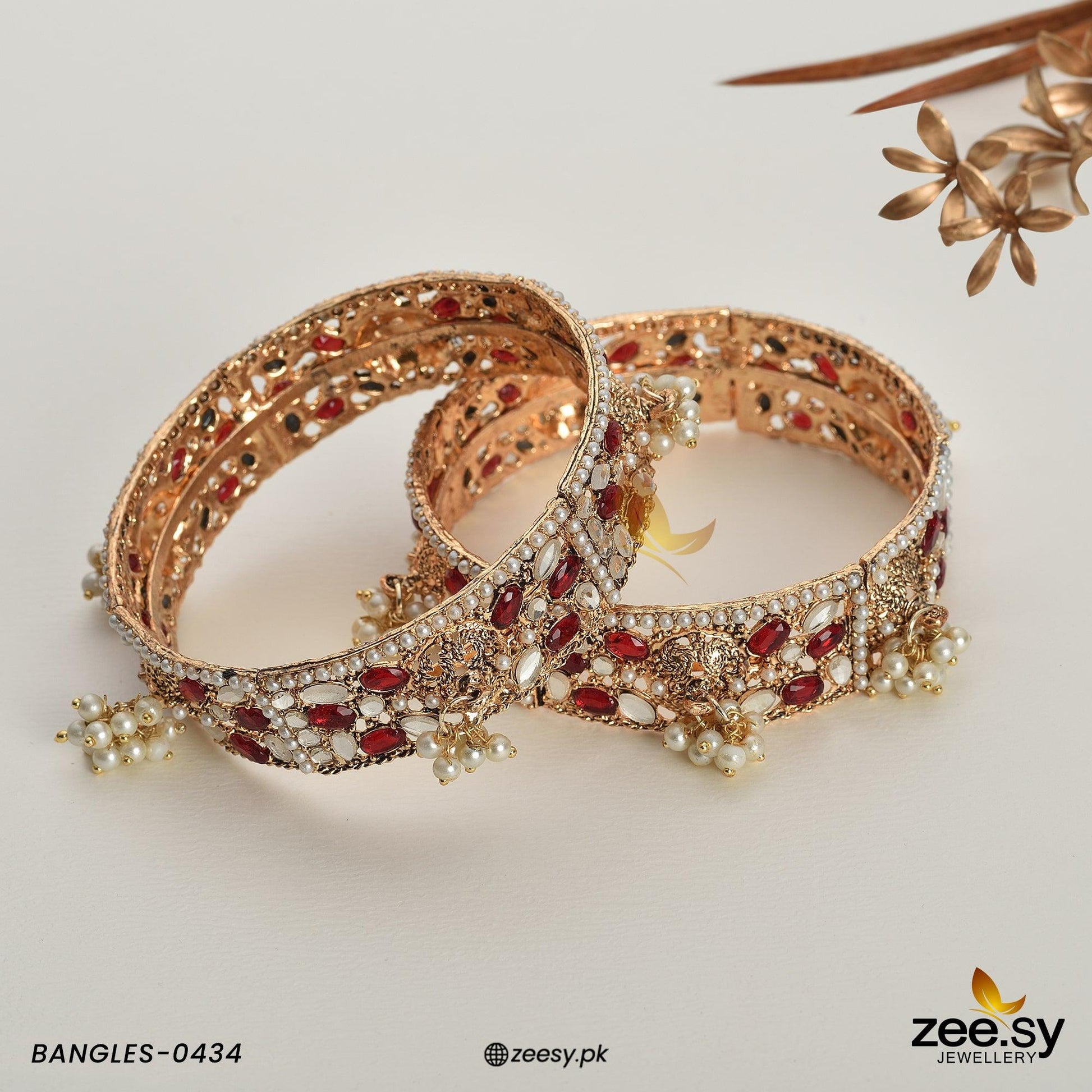 Bangles-0434 -  Zeesy Bangles - Original Designer Dress - House of Maryam