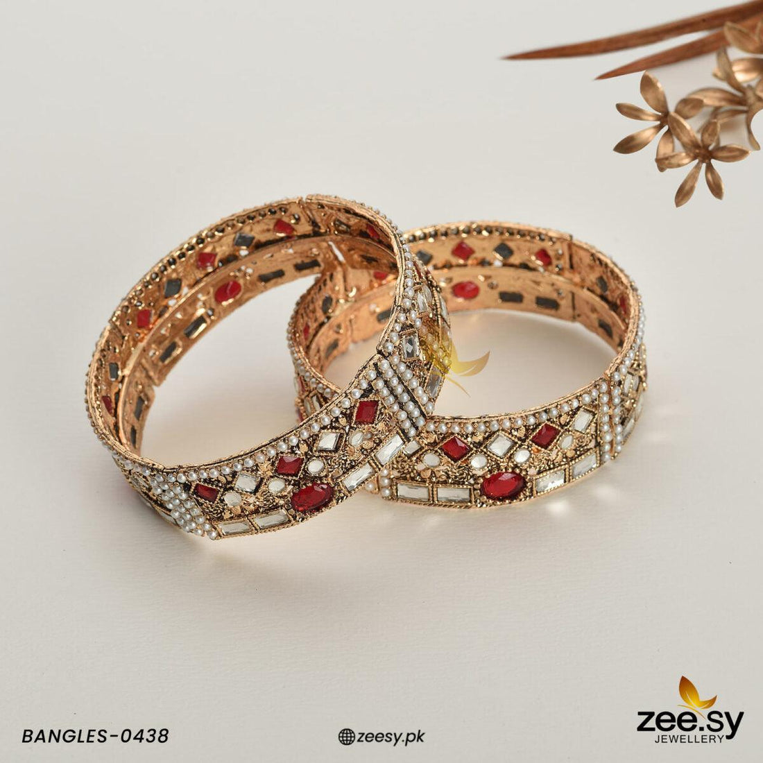 Bangles-0438 -  Zeesy Bangles - Original Designer Dress - House of Maryam