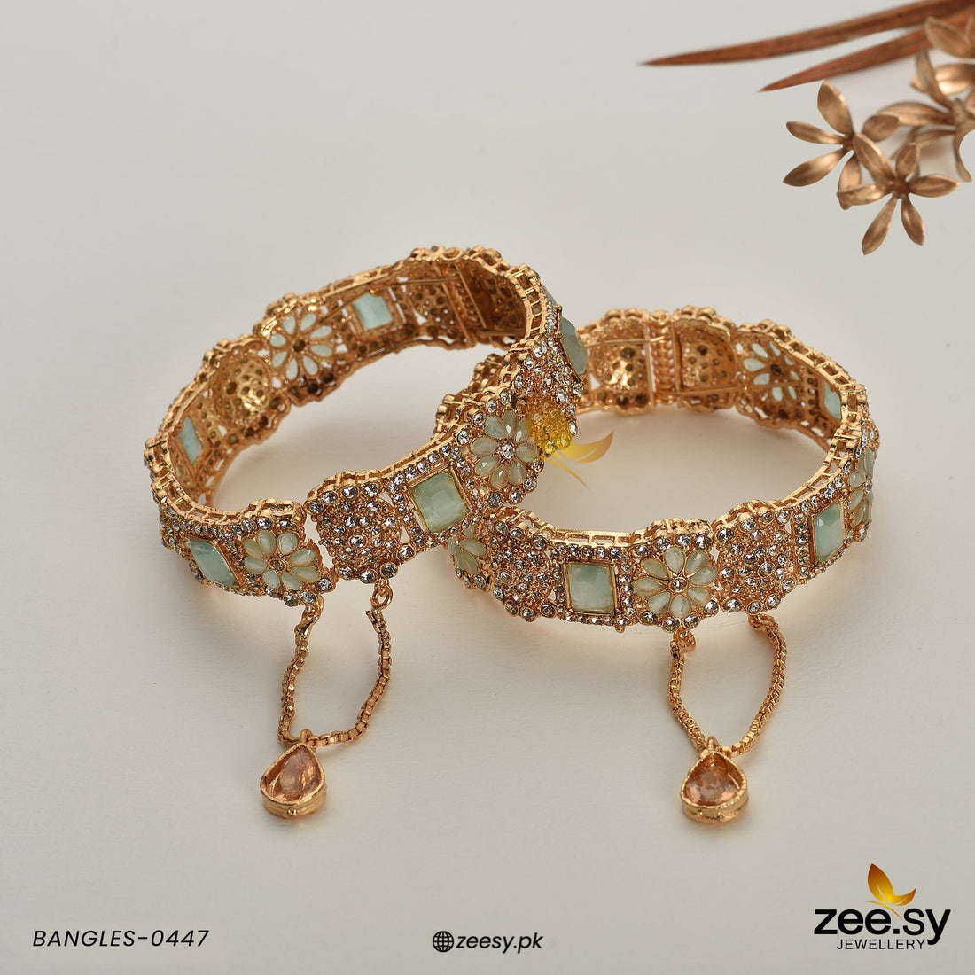 Bangles-0447 -  Zeesy Bangles - Original Designer Dress - House of Maryam