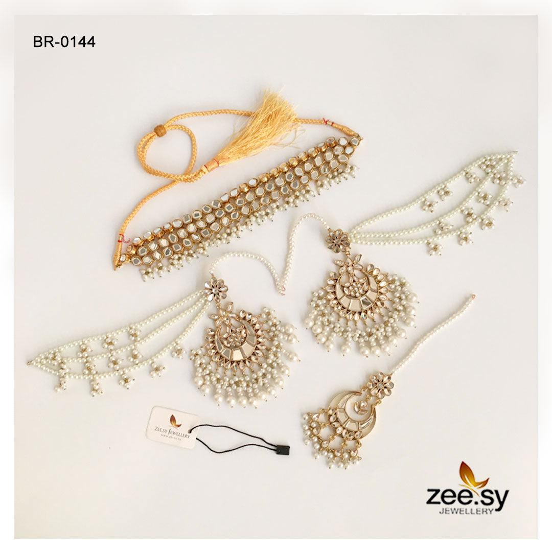 Kundan Bridal-0144 -  Zeesy Bridal Set - Original Designer Dress - House of Maryam