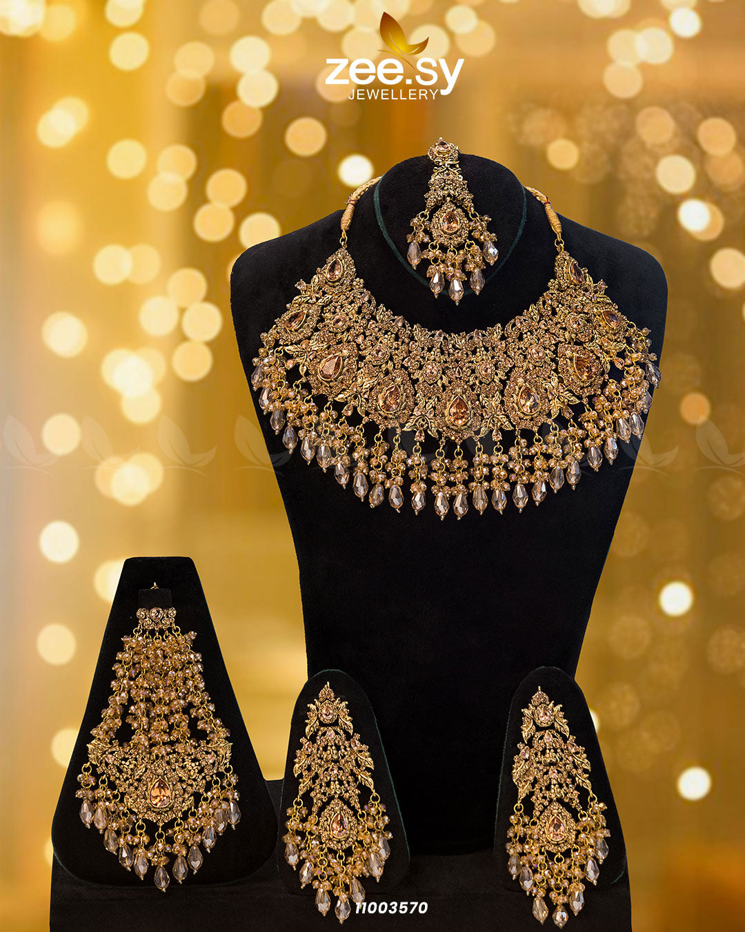 Bridal-0204 -  Zeesy Bridal Set - Original Designer Dress - House of Maryam