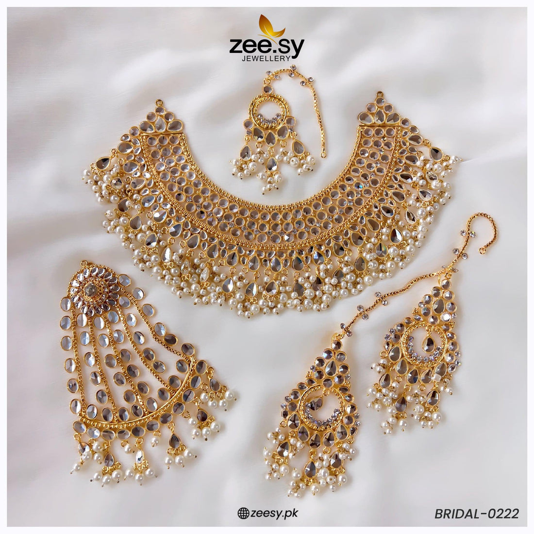 Bridal-0222 -  Zeesy Bridal Set - Original Designer Dress - House of Maryam