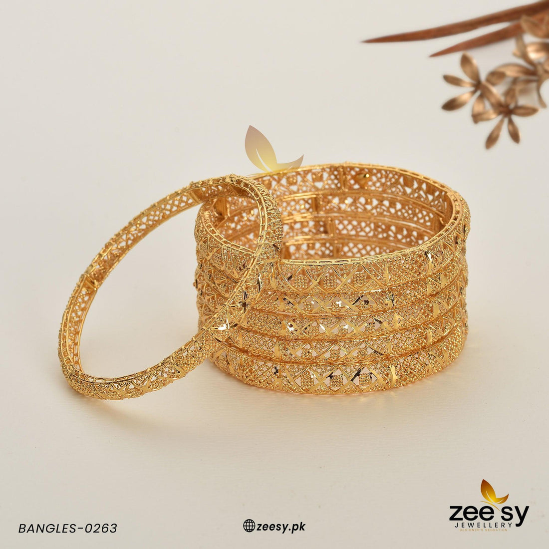Bangles-0263 -  Zeesy Bangles - Original Designer Dress - House of Maryam
