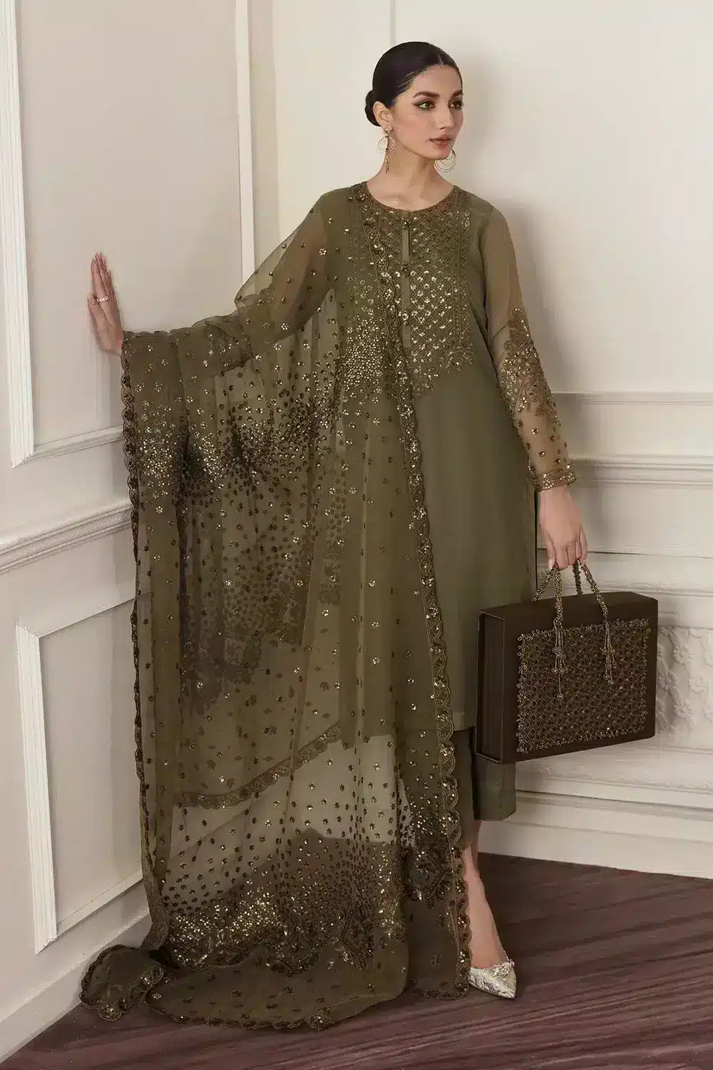 Baroque | Formals Collection | UF-295 -  Baroque Formal - Original Designer Dress - House of Maryam