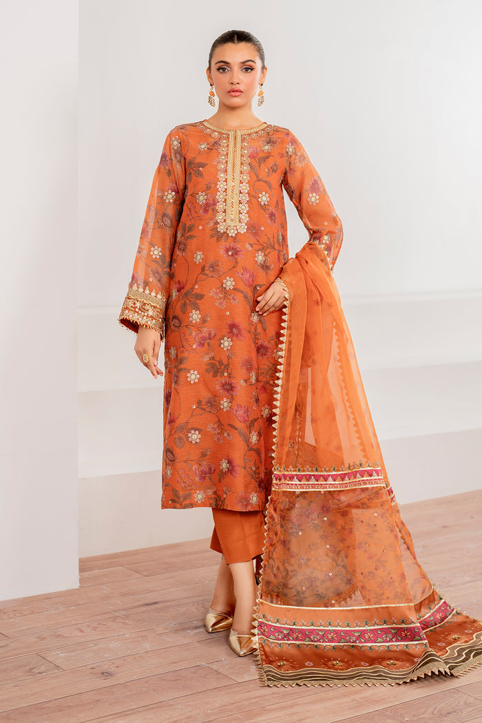 Baroque | Velvet Formals | COTTON NET UF-701 -  Baroque Ladies Clothes - Original Designer Dress - House of Maryam