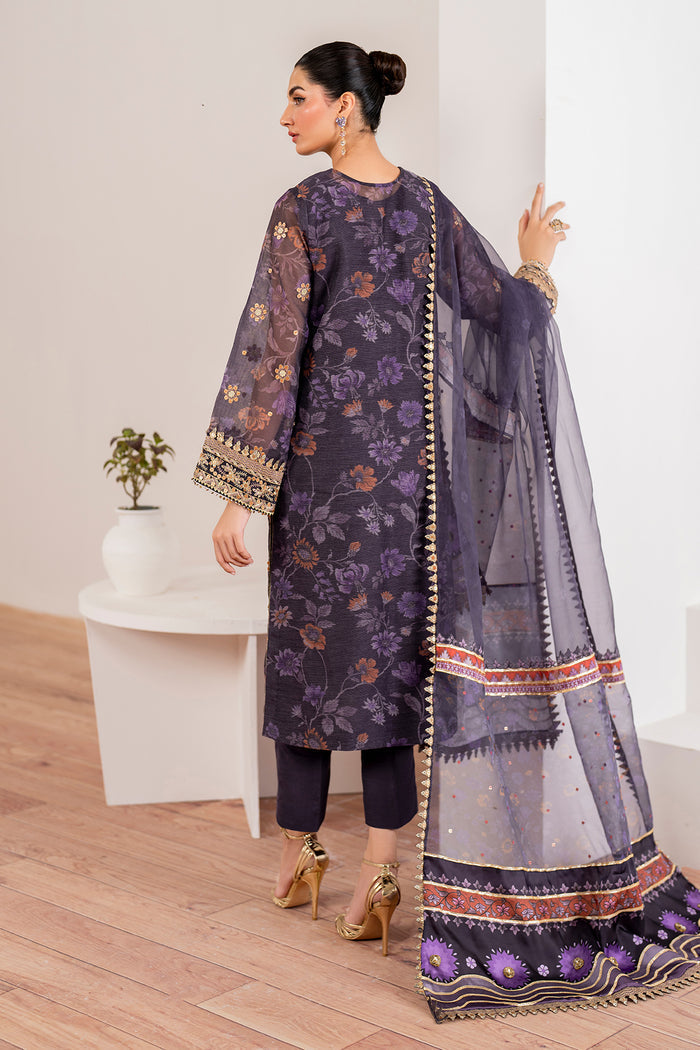 Baroque | Velvet Formals | COTTON NET UF-702 -  Baroque Ladies Clothes - Original Designer Dress - House of Maryam