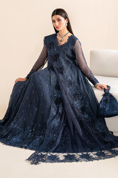 Baroque | Velvet Formals | CHIFFON UF-617 -  Baroque Ladies Clothes - Original Designer Dress - House of Maryam