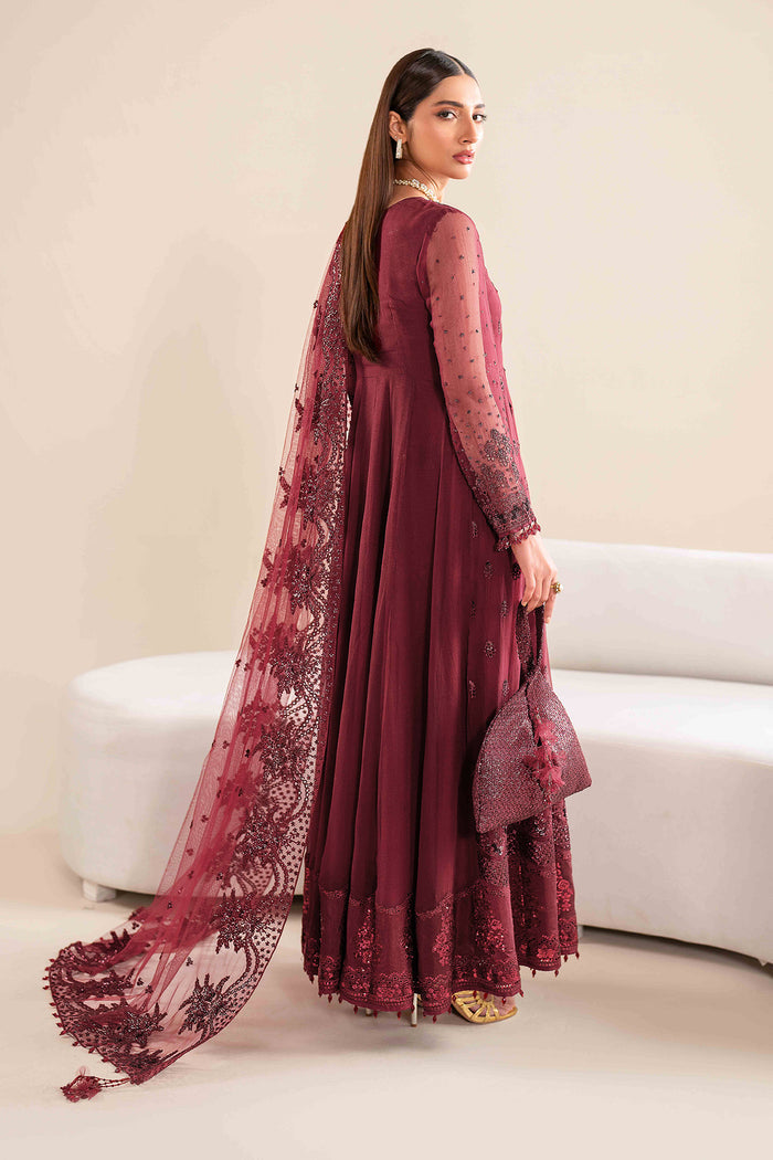 Baroque | Velvet Formals | CHIFFON UF-618 -  Baroque Ladies Clothes - Original Designer Dress - House of Maryam