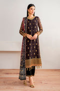 Baroque | Velvet Formals | CHIFFON UF-683 -  Baroque Ladies Clothes - Original Designer Dress - House of Maryam