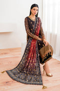 Baroque | Velvet Formals | CHIFFON UF-683 -  Baroque Ladies Clothes - Original Designer Dress - House of Maryam