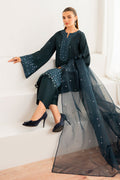 Baroque | Velvet Formals | SILK UF-696 -  Baroque Ladies Clothes - Original Designer Dress - House of Maryam