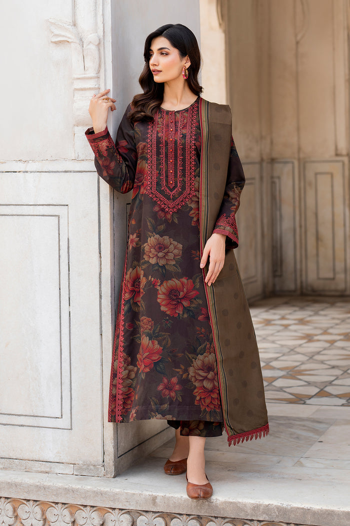 Baroque | Luxury Pret 24 | VISCOSE UF-735 -  Baroque Ladies Clothes - Original Designer Dress - House of Maryam