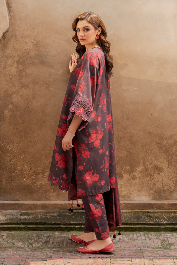 Baroque | Luxury Pret 24 | VISCOSE UF-740 -  Baroque Ladies Clothes - Original Designer Dress - House of Maryam