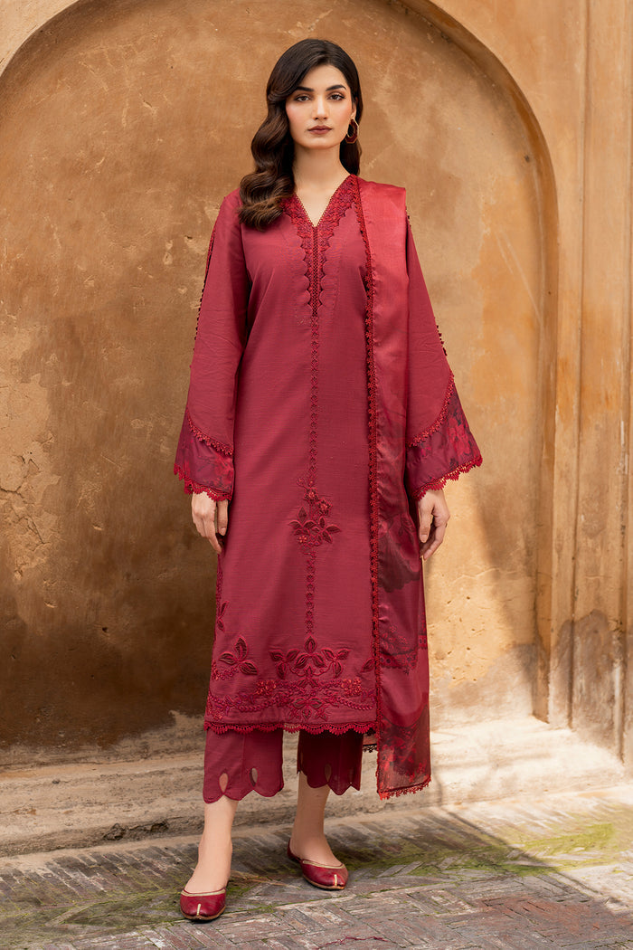 Baroque | Luxury Pret 24 | VISCOSE UF-739 -  Baroque Ladies Clothes - Original Designer Dress - House of Maryam