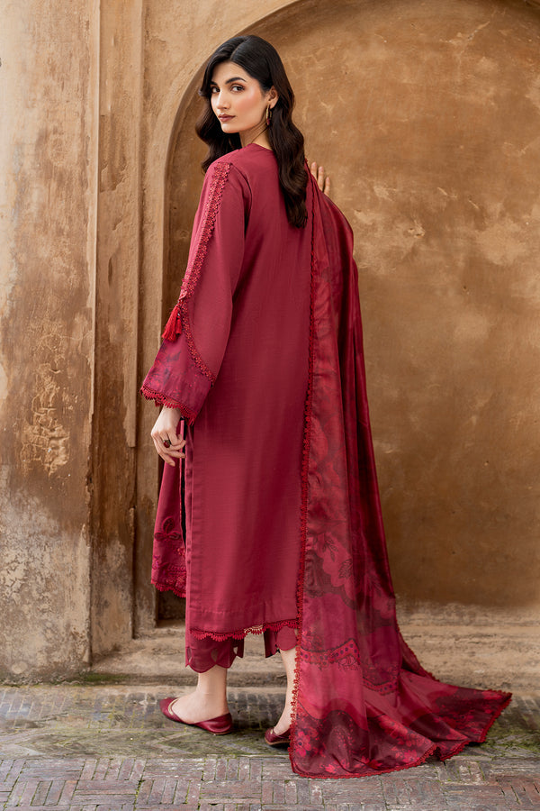 Baroque | Luxury Pret 24 | VISCOSE UF-739 -  Baroque Ladies Clothes - Original Designer Dress - House of Maryam