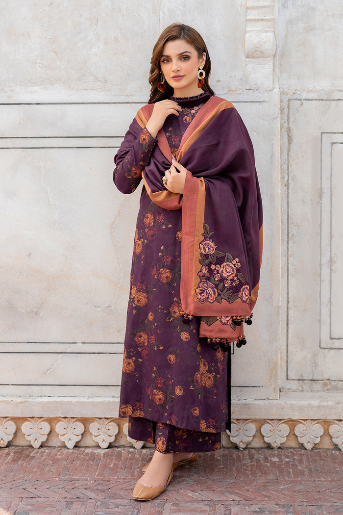 Baroque | Luxury Pret 24 | VISCOSE UF-736 -  Baroque Ladies Clothes - Original Designer Dress - House of Maryam
