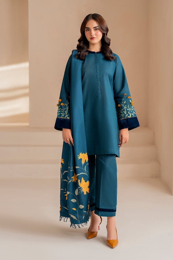 Baroque | Luxury Pret 24 | KHADDAR PR-999 -  Baroque Ladies Clothes - Original Designer Dress - House of Maryam