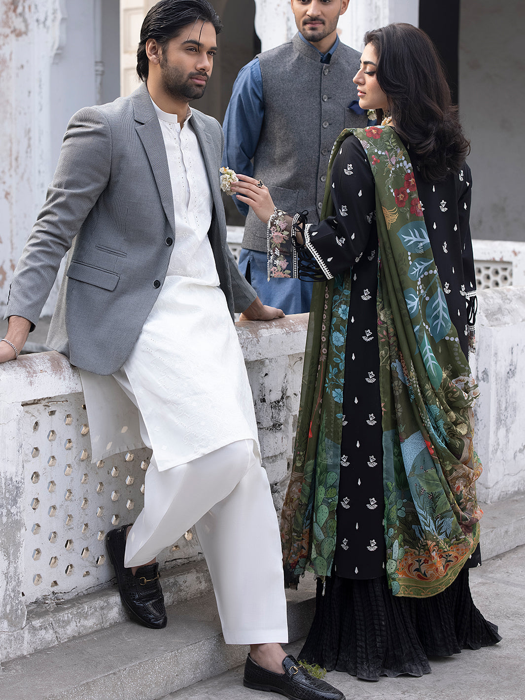 Mahnur | Mahrukh Luxury Lawn 24 | CAMELIA -  Mahnur Luxury - Original Designer Dress - House of Maryam