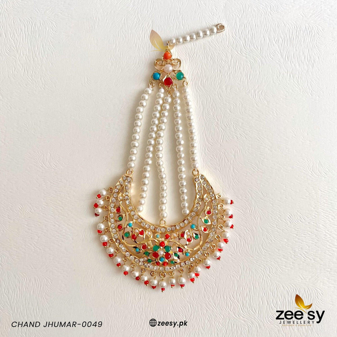 Chand Jhumar-0049 -  Zeesy jhumar - Original Designer Dress - House of Maryam