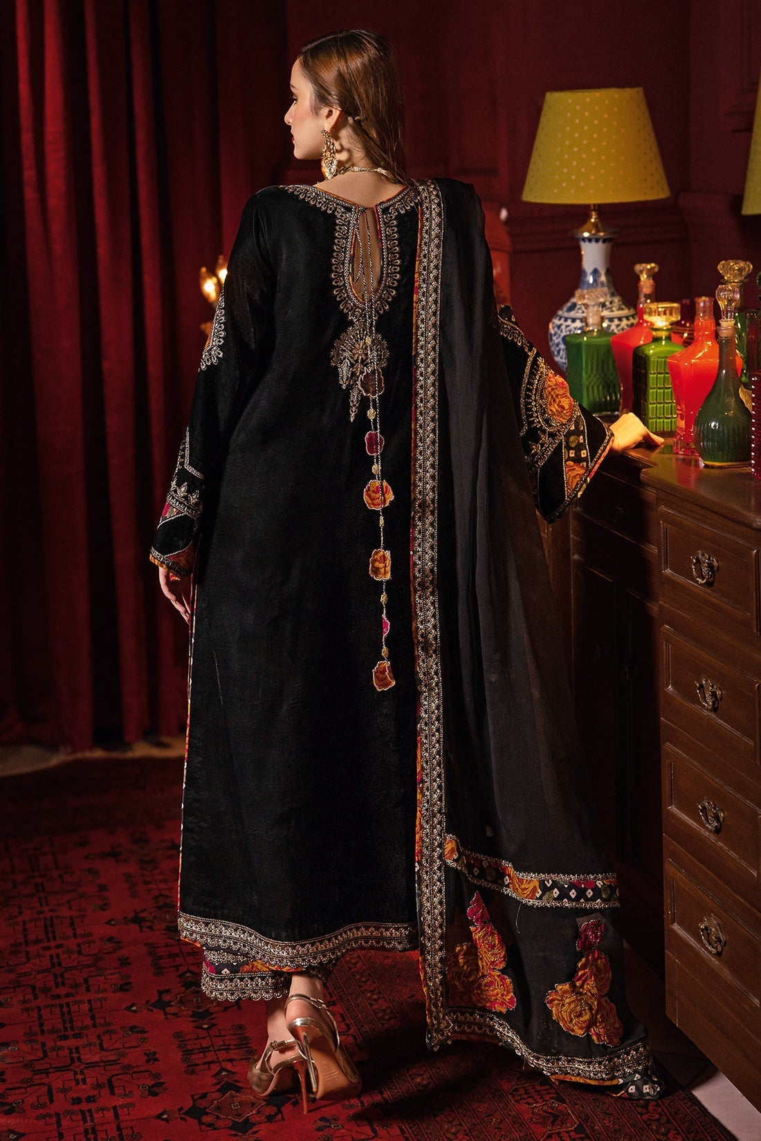 Charizma | Signora Velvet | Velvet CVT4-04 -  Charizma Ladies Clothes - Original Designer Dress - House of Maryam