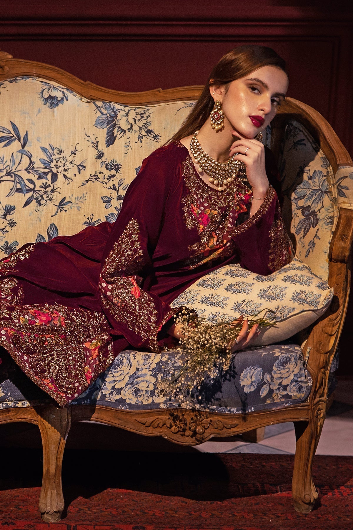 Charizma | Signora Velvet | Velvet CVT4-06 -  Charizma Ladies Clothes - Original Designer Dress - House of Maryam